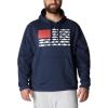 imageColumbia Mens PFG Fish Flag Ii HoodieCollegiate NavyWhite Usa