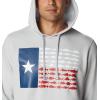 imageColumbia Mens PFG Fish Flag Ii HoodieCool GreyTexas