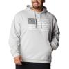 imageColumbia Mens PFG Fish Flag Ii HoodieCool GreyWhite Usa