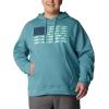 imageColumbia Mens PFG Fish Flag Ii HoodieTranquil TealMint Cay Inshore Fish