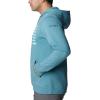 imageColumbia Mens PFG Fish Flag Ii HoodieTranquil TealMint Cay Inshore Fish