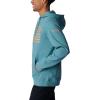 imageColumbia Mens PFG Fish Flag Ii HoodieTranquil TealOrange Reef Trout Flies