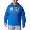 imageColumbia Mens PFG Fish Flag Ii HoodieVivid BlueCocoa Butter Mid Atlantic