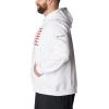 imageColumbia Mens PFG Fish Flag Ii HoodieWhiteRed Spark Usa