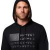 imageColumbia Mens PHG Game Flag Ii HoodieBlack  Graphite Game Flag