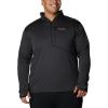 imageColumbia Mens Park View Fleece Half ZipBlack Heather
