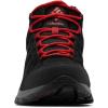 imageColumbia Mens Redmond III Mid Waterproof Hiking Boots2024 BlackMountain Red
