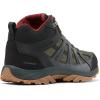 imageColumbia Mens Redmond III Mid Waterproof Hiking BootsNoriRed Jasper