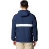 imageColumbia Mens Spire Valley Hooded WindbreakerCollegiate NavyWhite