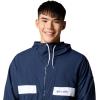 imageColumbia Mens Spire Valley Hooded WindbreakerCollegiate NavyWhite
