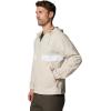 imageColumbia Mens Spire Valley Hooded WindbreakerDark StoneWhite