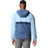 imageColumbia Mens Spire Valley Hooded WindbreakerRipple BlueDark MountainColl Navy