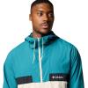 imageColumbia Mens Spire Valley Hooded WindbreakerRiver BlueDark StoneBlack