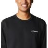 imageColumbia Mens Trek CrewBlackWhite Sleeve Logo