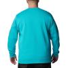 imageColumbia Mens Trek CrewBright Aqua HeatherCsc Sleeve Logo