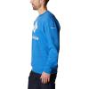 imageColumbia Mens Trek CrewBright Indigo HeatherCsc Stacked Logo