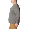 imageColumbia Mens Trek CrewCharcoal HeatherCsc Stacked Graphic