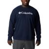imageColumbia Mens Trek CrewCollegiate Navy  Csc Branded Logo