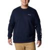 imageColumbia Mens Trek CrewCollegiate NavyCsc Sleeve Logo
