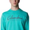 imageColumbia Mens Trek CrewElectric Turquoise