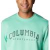 imageColumbia Mens Trek CrewKelp HeatherArched Brand Logo