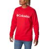 imageColumbia Mens Trek CrewMountain Red  Csc Branded Logo