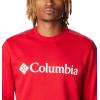 imageColumbia Mens Trek CrewMountain Red  Csc Branded Logo