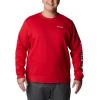 imageColumbia Mens Trek CrewMountain RedCsc Sleeve Logo