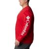 imageColumbia Mens Trek CrewMountain RedCsc Sleeve Logo