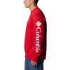 imageColumbia Mens Trek CrewMountain RedCsc Sleeve Logo