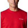 imageColumbia Mens Trek CrewMountain RedCsc Sleeve Logo