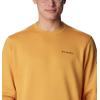 imageColumbia Mens Trek CrewRaw Honey  Csc Sleeve Logo