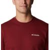 imageColumbia Mens Trek CrewRed JasperCsc Sleeve Logo