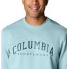 imageColumbia Mens Trek CrewSky BlueArched Brand Logo