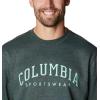 imageColumbia Mens Trek CrewSpruce HeatherArched Brand Logo