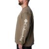 imageColumbia Mens Trek CrewStone Green  Csc Sleeve Logo
