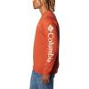 imageColumbia Mens Trek CrewWarp Red Csc Sleeve Logo