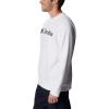 imageColumbia Mens Trek CrewWhite  Csc Branded Logo