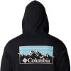 imageColumbia Mens Trek Graphic HoodieBlack  Checkered Range Graphic