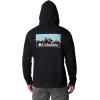 imageColumbia Mens Trek Graphic HoodieBlack  Checkered Range Graphic