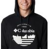 imageColumbia Mens Trek Graphic HoodieBlackFun With Flags Graphic