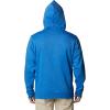 imageColumbia Mens Trek Graphic HoodieBright Indigo HeatherTreestriped Flag
