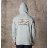 imageColumbia Mens Trek Graphic HoodieColm Grey Hthr  Checkered Range Graphic