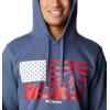 imageColumbia Mens Trek Graphic HoodieDark MountainUs Hood Flag
