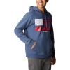 imageColumbia Mens Trek Graphic HoodieDark MountainUs Hood Flag