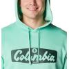 imageColumbia Mens Trek Graphic HoodieKelp HeatherHex Script