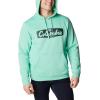 imageColumbia Mens Trek Graphic HoodieKelp HeatherHex Script