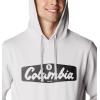 imageColumbia Mens Trek Graphic HoodieNimbus GreyHex Script