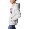 imageColumbia Mens Trek Graphic HoodieNimbus GreyUs Flag Stamp