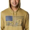 imageColumbia Mens Trek Graphic HoodieSavoryUs Hood Flag